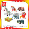 alibaba china shantou factory pvc zoo animal set toy for children